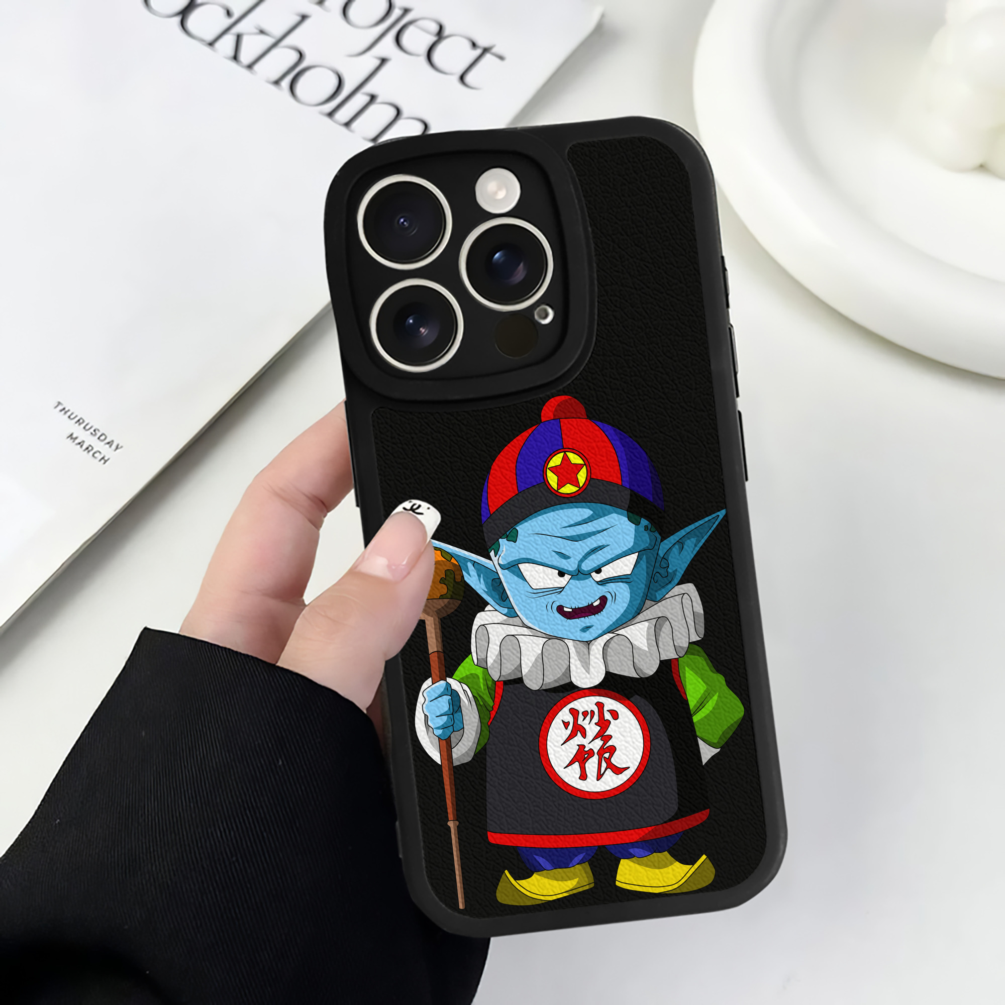 （画像用） ドラゴンボール DRAGON BALL 【iPhone 16シリーズ対応】シリコンスマホケース（レザー調） 材質：シリコン